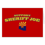 Support Sheriff Joe Greeting Card