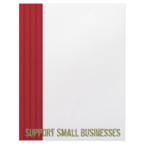 Support Small Businesses Letterhead