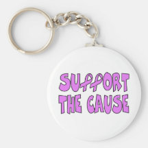 Support The Breast Cancer Cause Key Chain