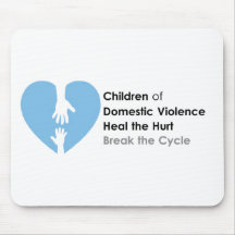 Support the Children of Domestic Violence Mousepad