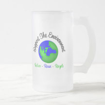 Support the Environment Reduce Reuse Recycle Coffee Mug