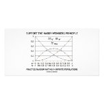 Support The Hardy-Weinberg Principle Practice Photo Card Template