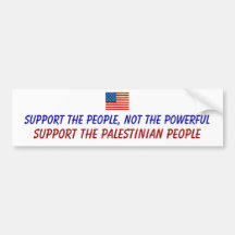 Support The Palestinian People Bumper Sticker