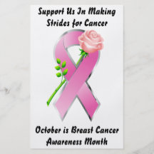Support Us In Making Strides ... Personalized Flyer