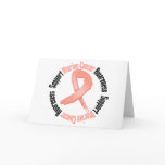 Support Uterine Cancer  Awareness cards