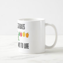 Support Vegetables They Bring Colour To Life Coffee Mugs