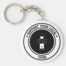 Support Your Local Cook Keychains