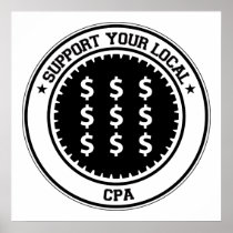 Support Your Local CPA Posters
