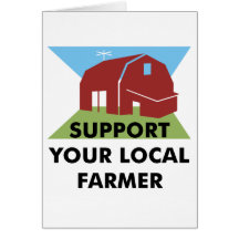Support Your Local Farmer Cards