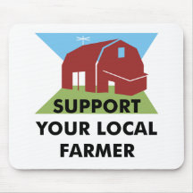 Support Your Local Farmer Mouse Mats