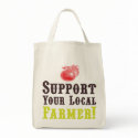 Support Your Local Farmer! Organic Tote bags