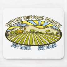 Support Your Local Farmers Mousepads