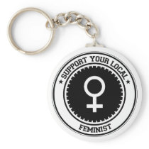Support Your Local Feminist Keychains