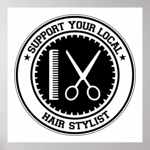 Support Your Local Hair Stylist Print
