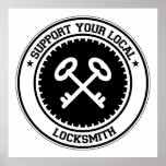Support Your Local Locksmith Poster