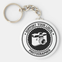 Support Your Local Photographer Keychains