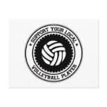Support Your Local Volleyball Player Post Cards