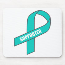 Supporter (Teal Ribbon) Mouse Pad