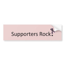 Supporters Rock Bumper Sticker