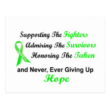 Supporting Admiring Honouring 1 LYMPHOMA Post Cards