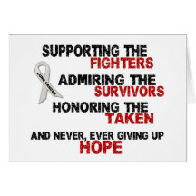Supporting Admiring Honouring 3 LUNG CANCER Cards