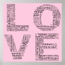 Supporting Loved Ones (Black Text) Print