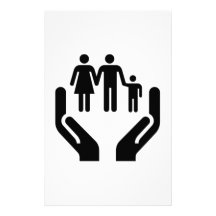 Supporting the Family Personalized Stationery
