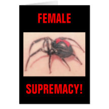 SUPRÉMATIE FEMELLE ! CARTE DE VŒUX
