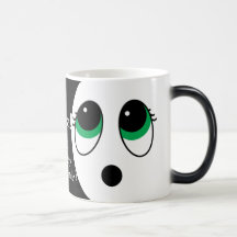 "Suprise" Smiley Face: "Whoa! Monday Again!" Coffee Mugs