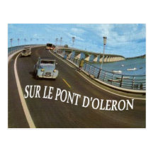 SUR LE  PONT OLERON CARTE POSTALE
