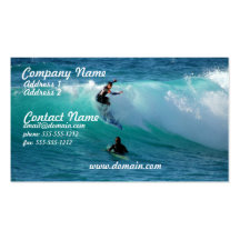 Surf Background Business Card