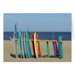 Surf boards Asbury Park NJ Beach Greeting Cards