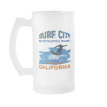 SURF CITY HUNTINGTON BEACH MUGS