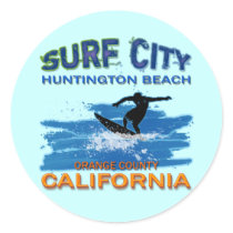 SURF CITY HUNTINGTON BEACH STICKERS