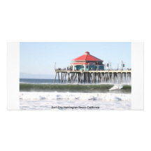 Surf City Photo Card Template