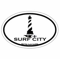 Surf City. Acrylic Cut Out
