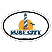 Surf City. Photo Cutout