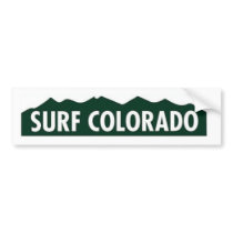 'surf colorado' SURF COLORADO FUNNY COLORADO Bumper Stickers