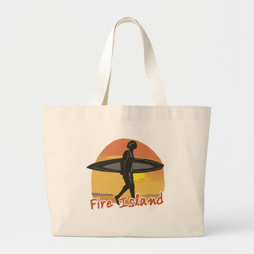 Surf Fire Island Tote Bag
