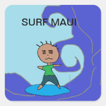 SURF MAUI STICKERS