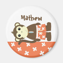 Surf Monkey Magnet