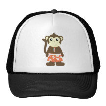Surf Monkey Mesh Hats