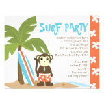 Surf Monkey Personalized Announcement