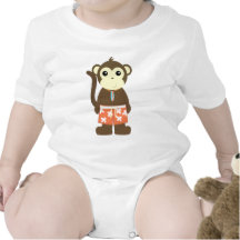 Surf Monkey Rompers