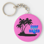 Surf Naked Keychain