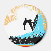 Surf Refrigerator Magnets