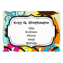 Surf Shop Surfing Ocean Beach Surfboards Palm Tree Business Card