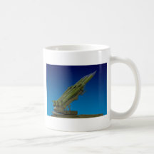 surface to air, anti aircraft missile coffee mugs