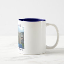 Surfboard Menorah Mug