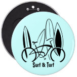 Surfboards & Bike Pinback Buttons
